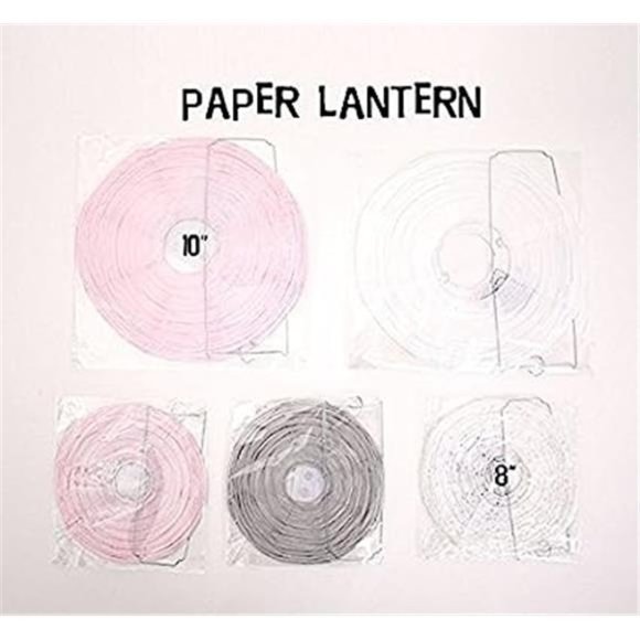 Baby Girl Baby Shower Decorations, It is a Girl Banners and Paper Lantern - Picture 5 of 6